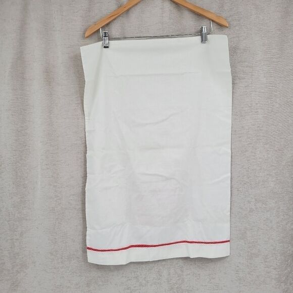 VINTAGE Standard Pillow Cases White with Red Boxers/Bloomers Pillowcase - Picture 10 of 11